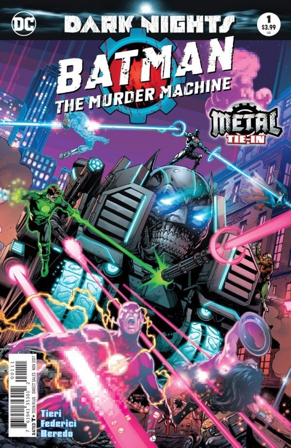 Dark Nights: Batman – The Murder Machine #1 (Foil Variant, 2017) – DC Metal Tie-In